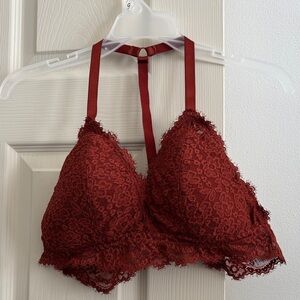 Aerie Lace Bralette in Burnt Orange